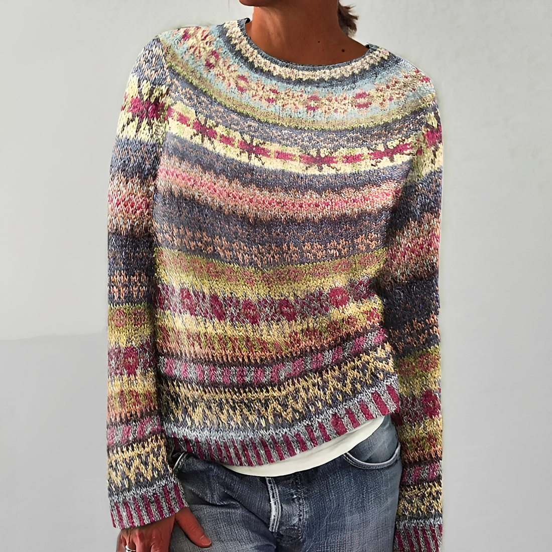 Olivia - Soft striped sweater