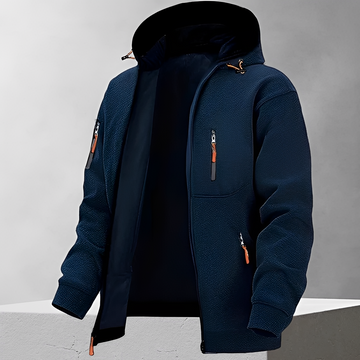 Simon - Sturdy and warm jacket with hood