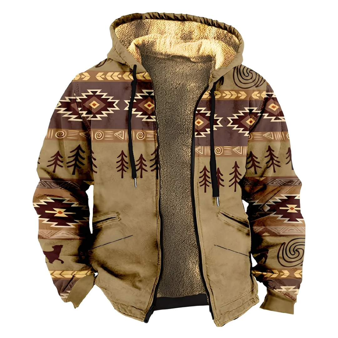 Mervin - Hooded jacket, comfortable and elegant