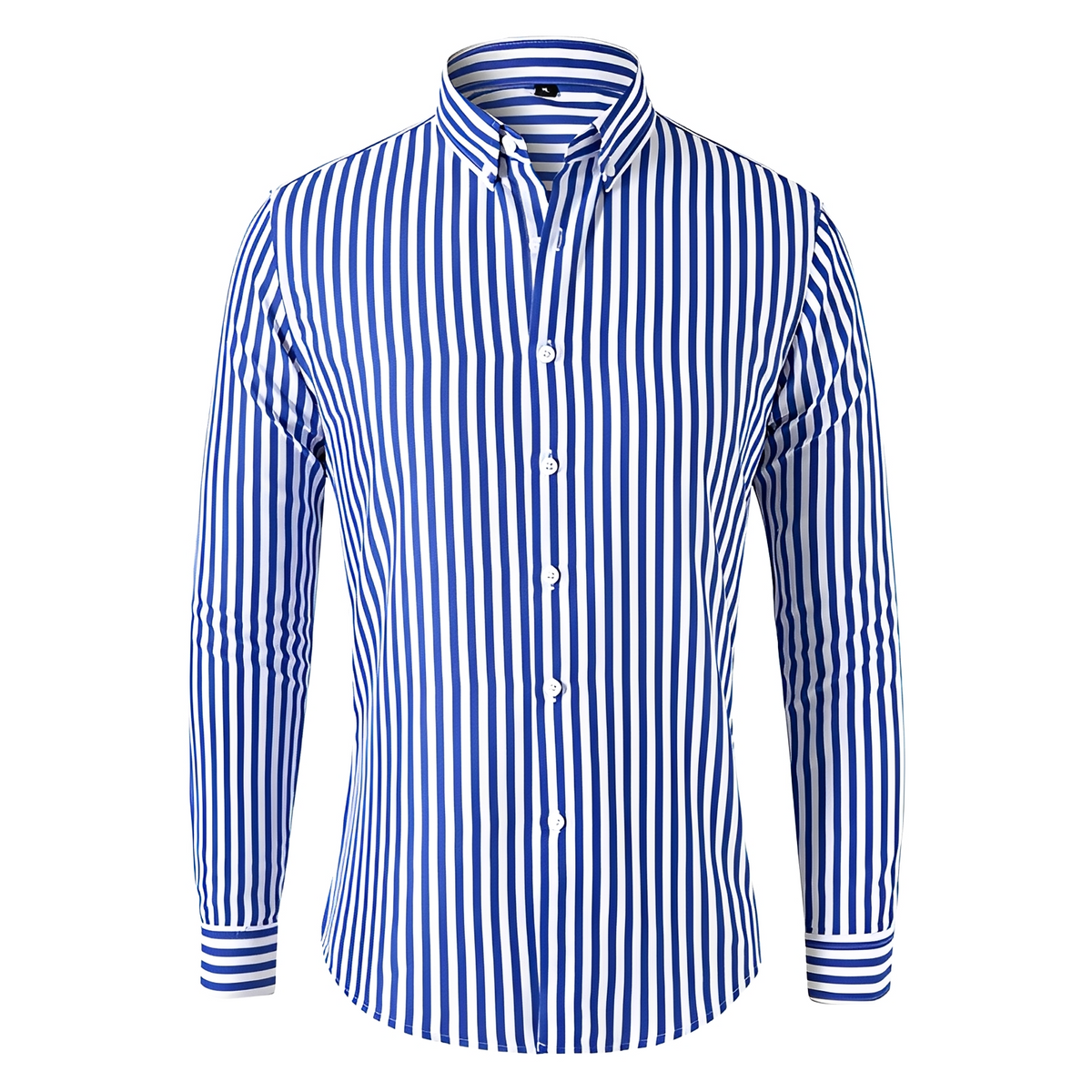 Dennis - Long-sleeve shirt with stripes and easy fit