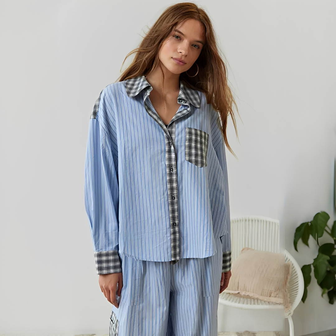 Ellenora - Comfortable and warm pajama set