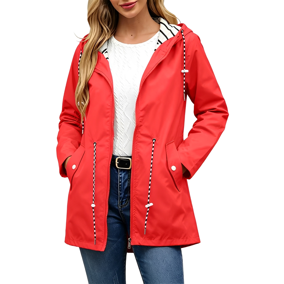 Natalia - Elegant and comfortable hooded coat