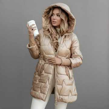 Georgina - Elegant and warm coat with hood