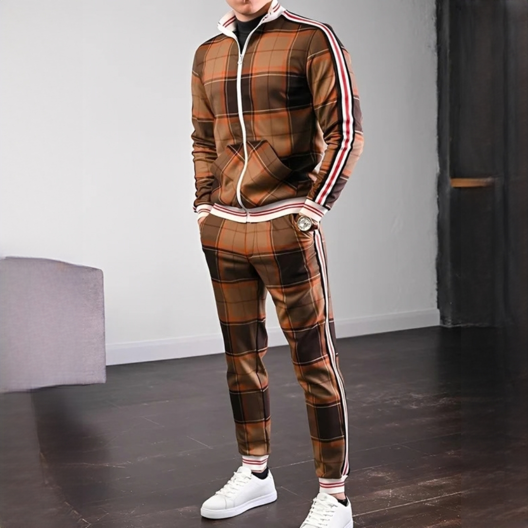 Neal - Stylish set of checkered pants