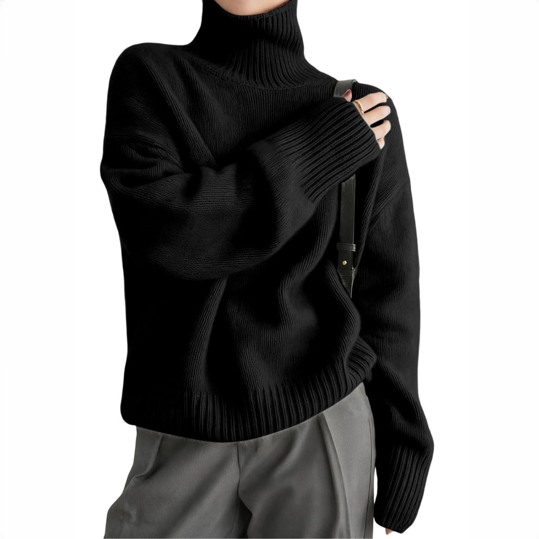 Yvonie - Soft and cozy turtleneck sweater
