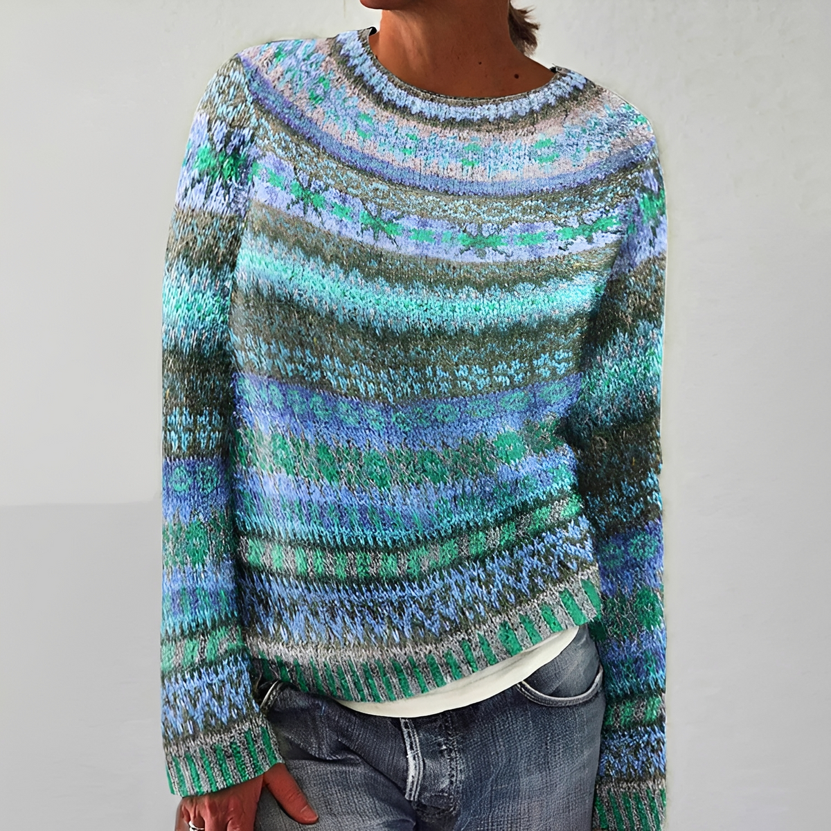 Olivia - Soft striped sweater