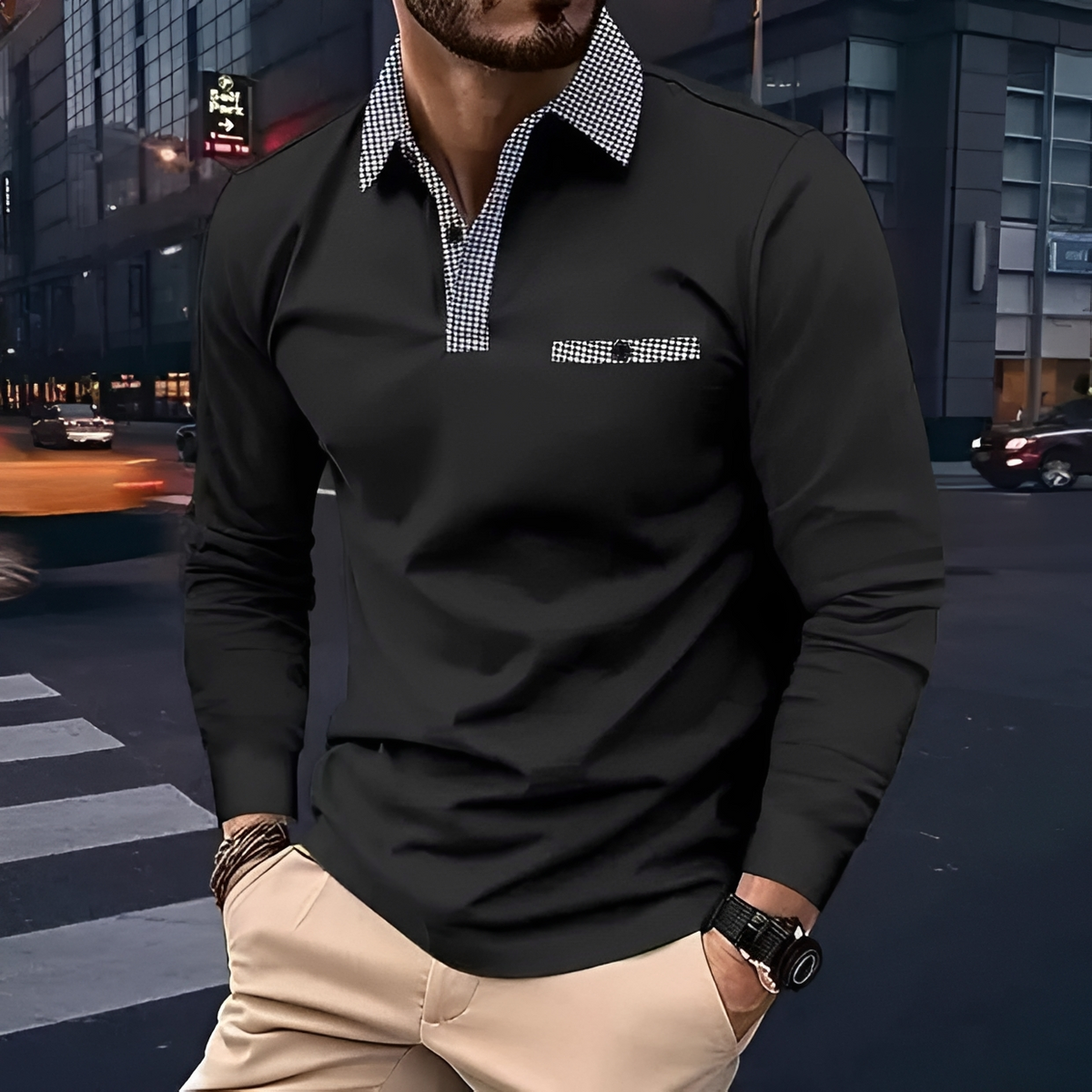 Dansel - Sturdy long-sleeve shirt