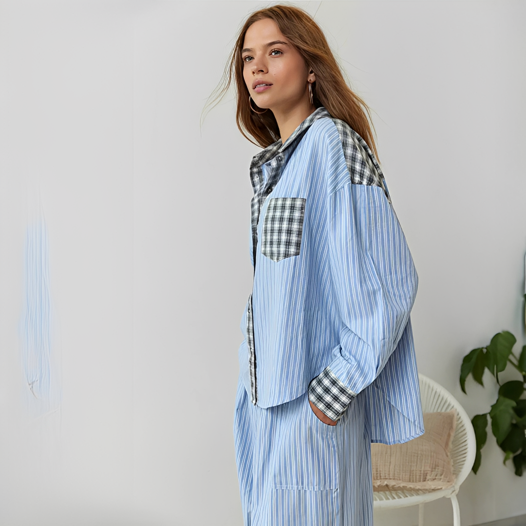 Ellenora - Comfortable and warm pajama set