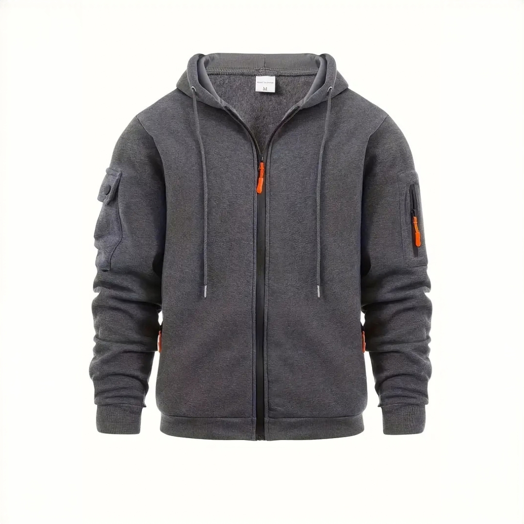 Ralph - Comfortable zip-up hoodie