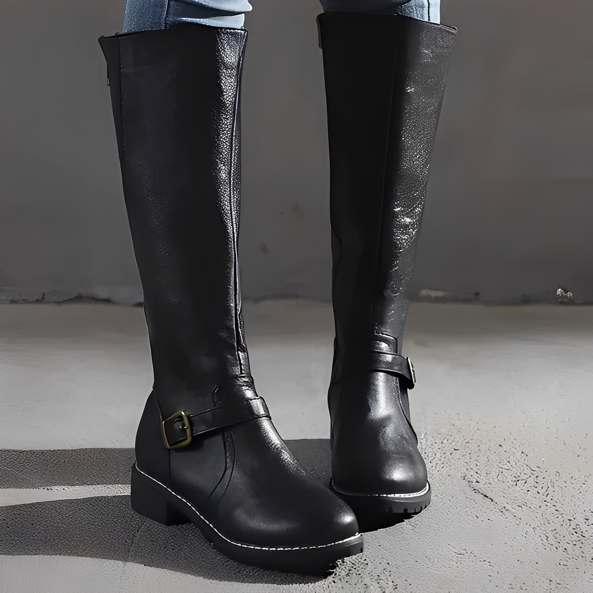 Livie - Stylish boots with zipper