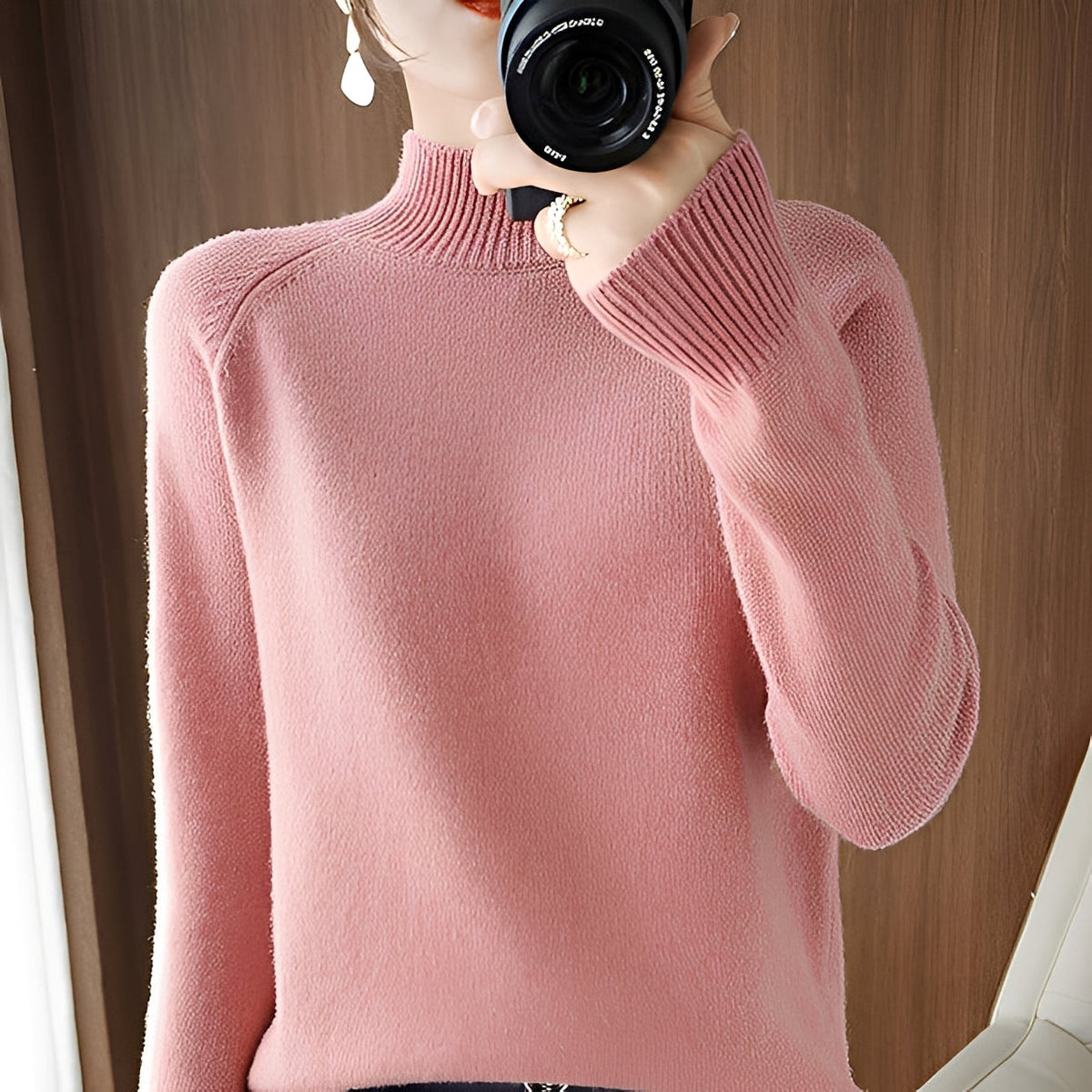 Hannie - Elegant and cozy turtleneck sweater
