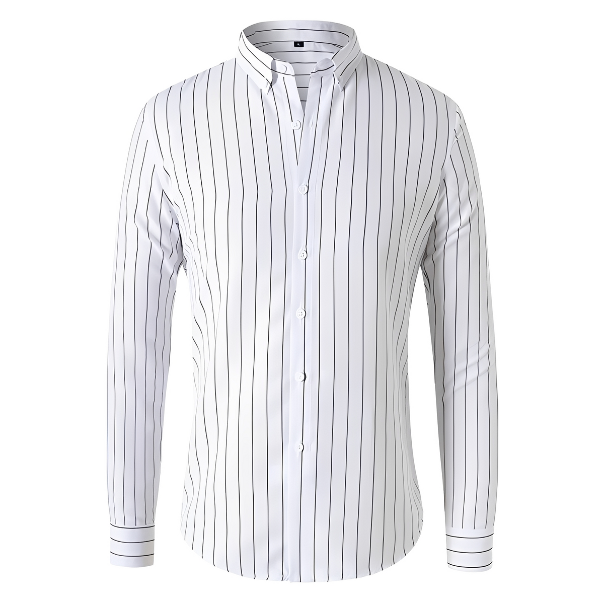 Dennis - Long-sleeve shirt with stripes and easy fit