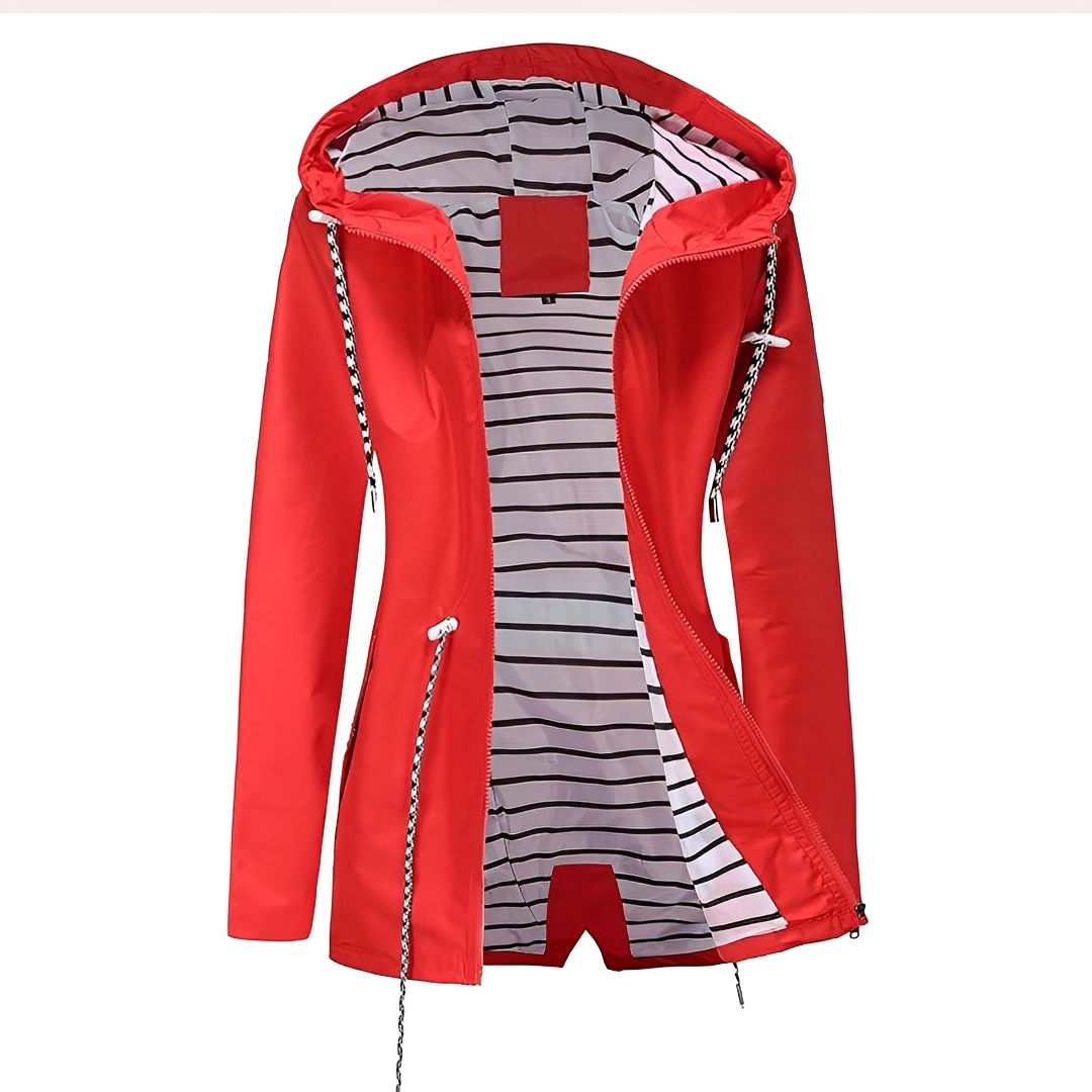 Nathalie - Stylish coat with hood