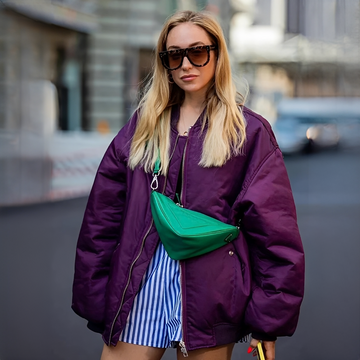 Fellaine - Cozy oversized bomber jacket