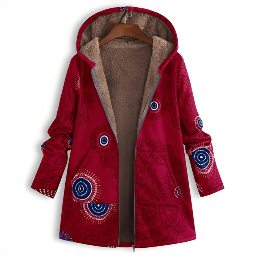 Jaslene - Classic and warm jacket with hood