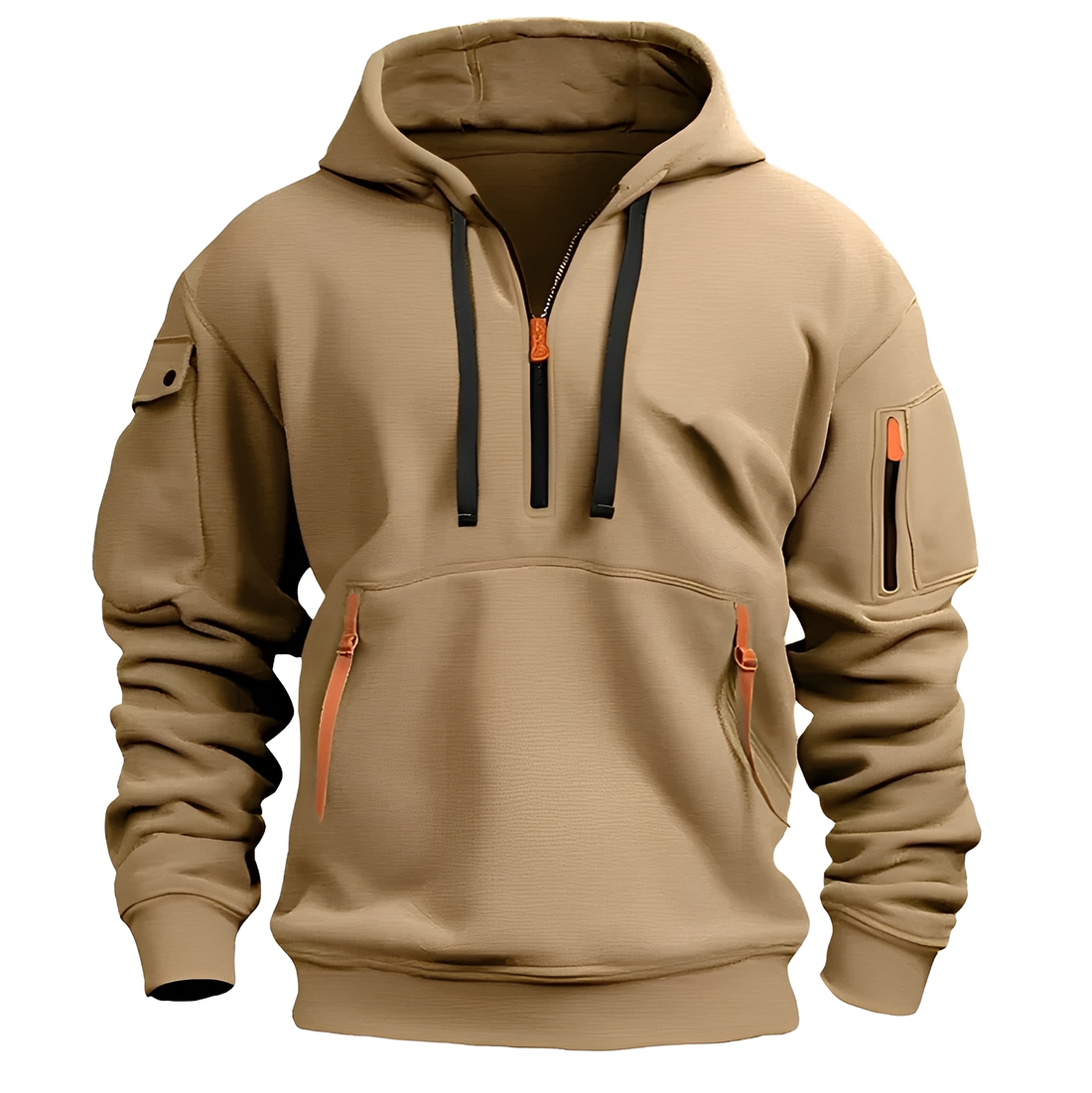 Norton - Durable half-zip hoodie