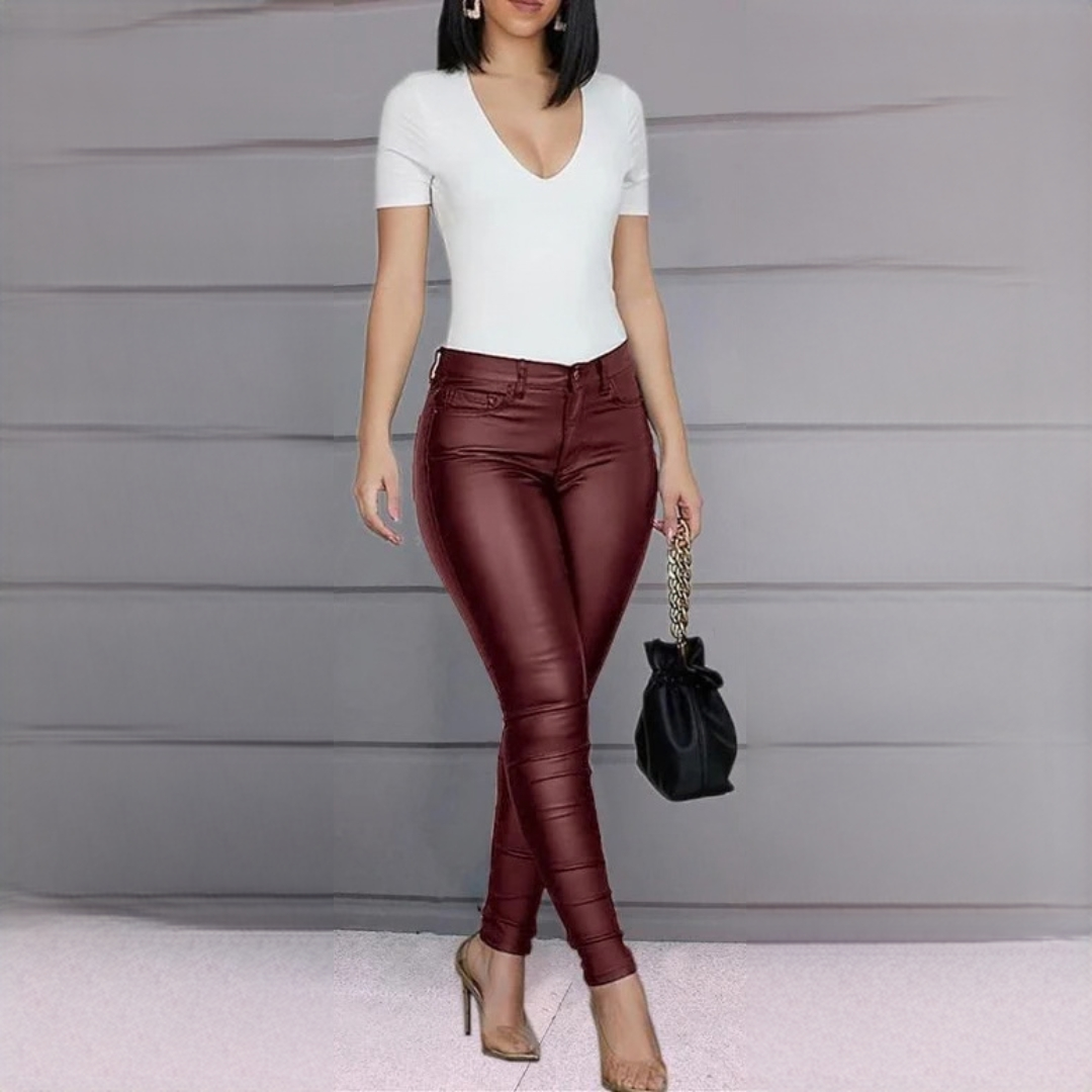 Dina - Elegant and chic slim-fit pants