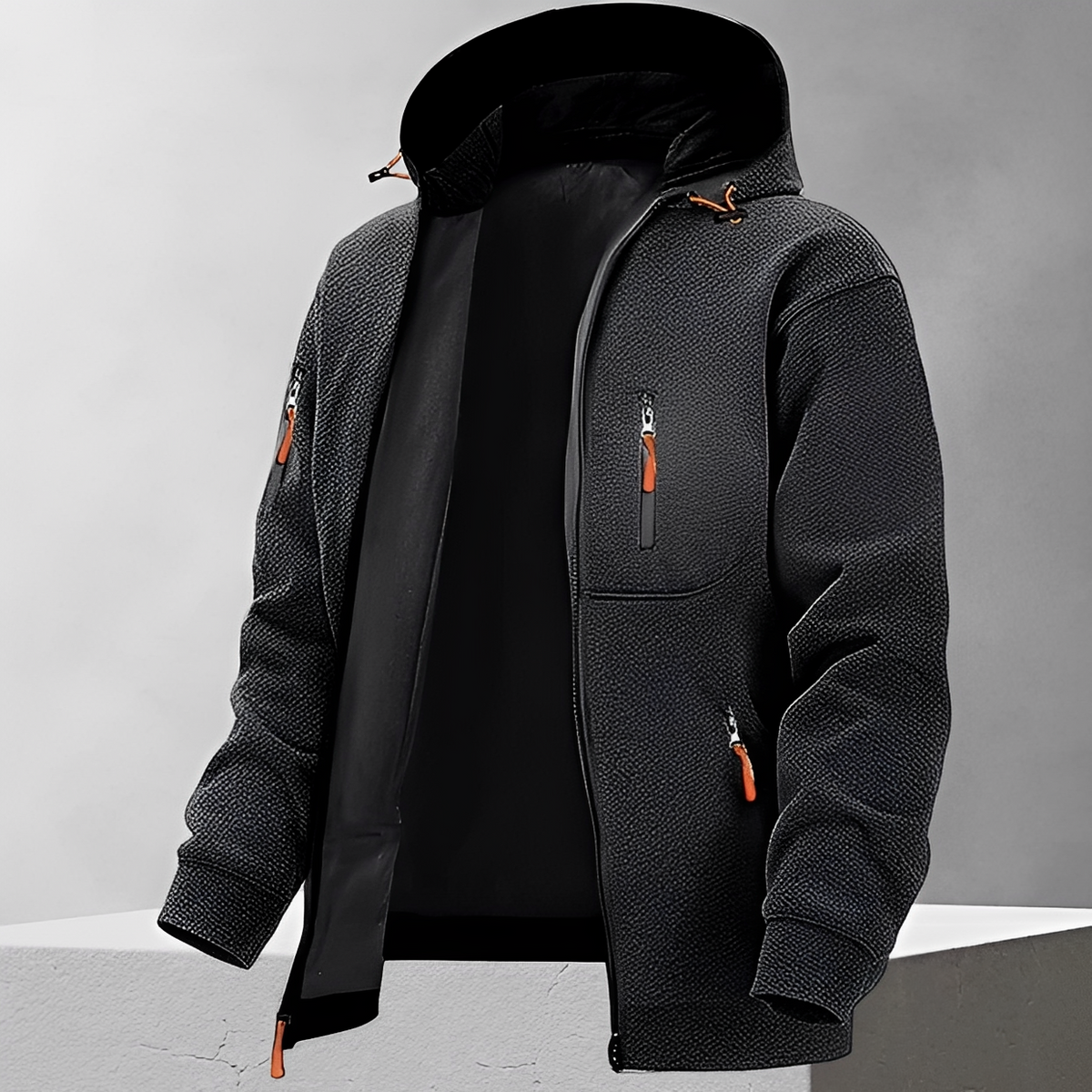 Simon - Sturdy and warm jacket with hood