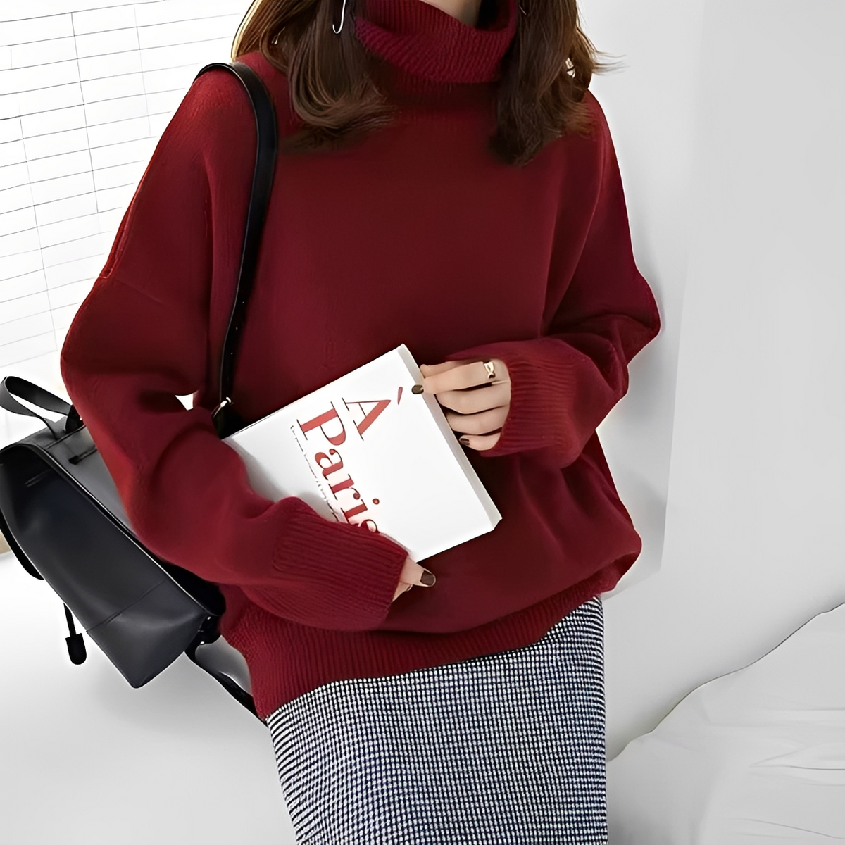 Clémentine - Cozy turtleneck sweater