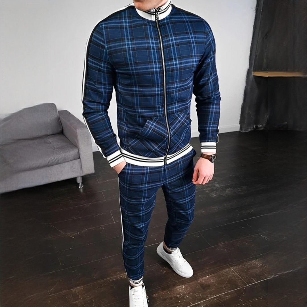 Neal - Stylish set of checkered pants