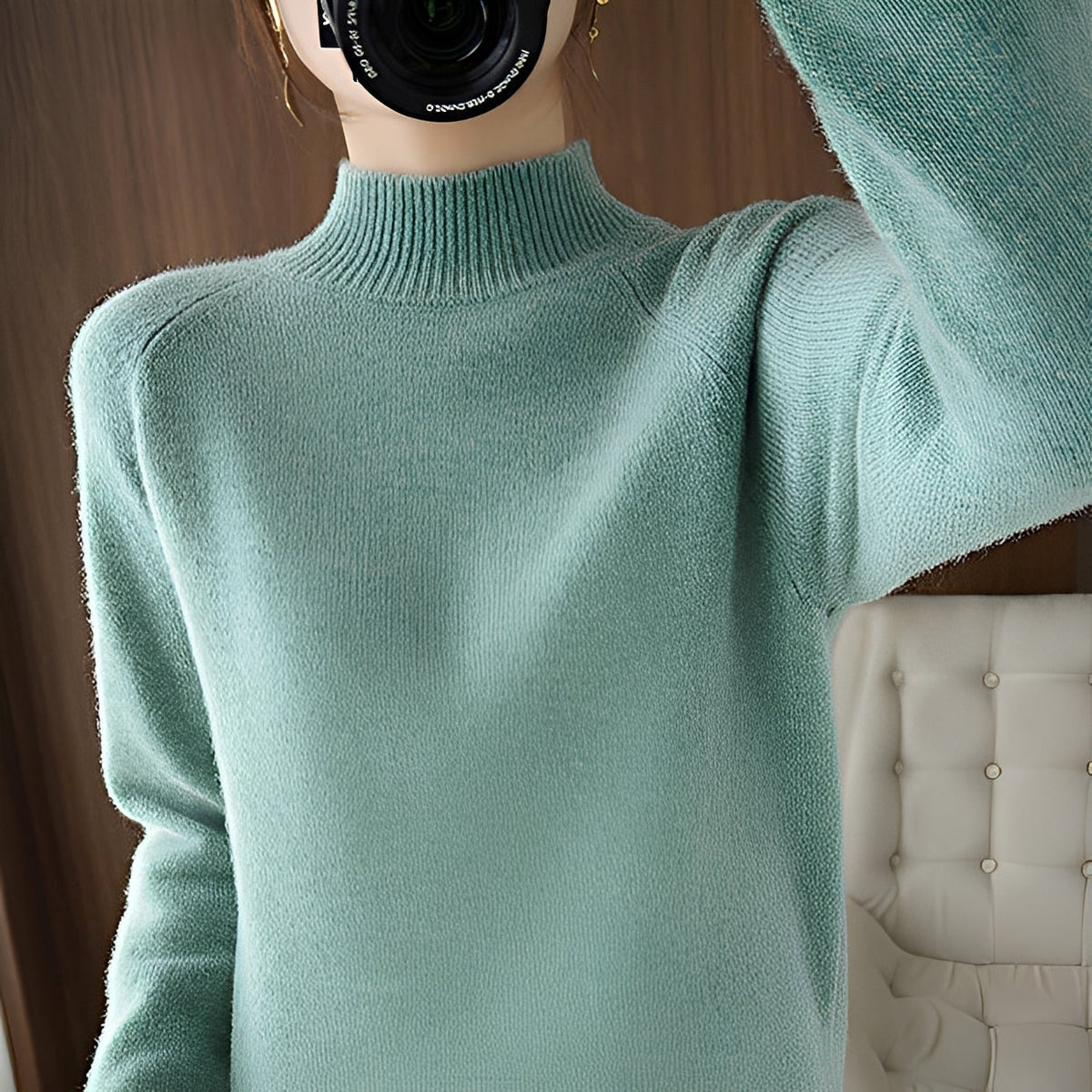 Hannie - Elegant and cozy turtleneck sweater