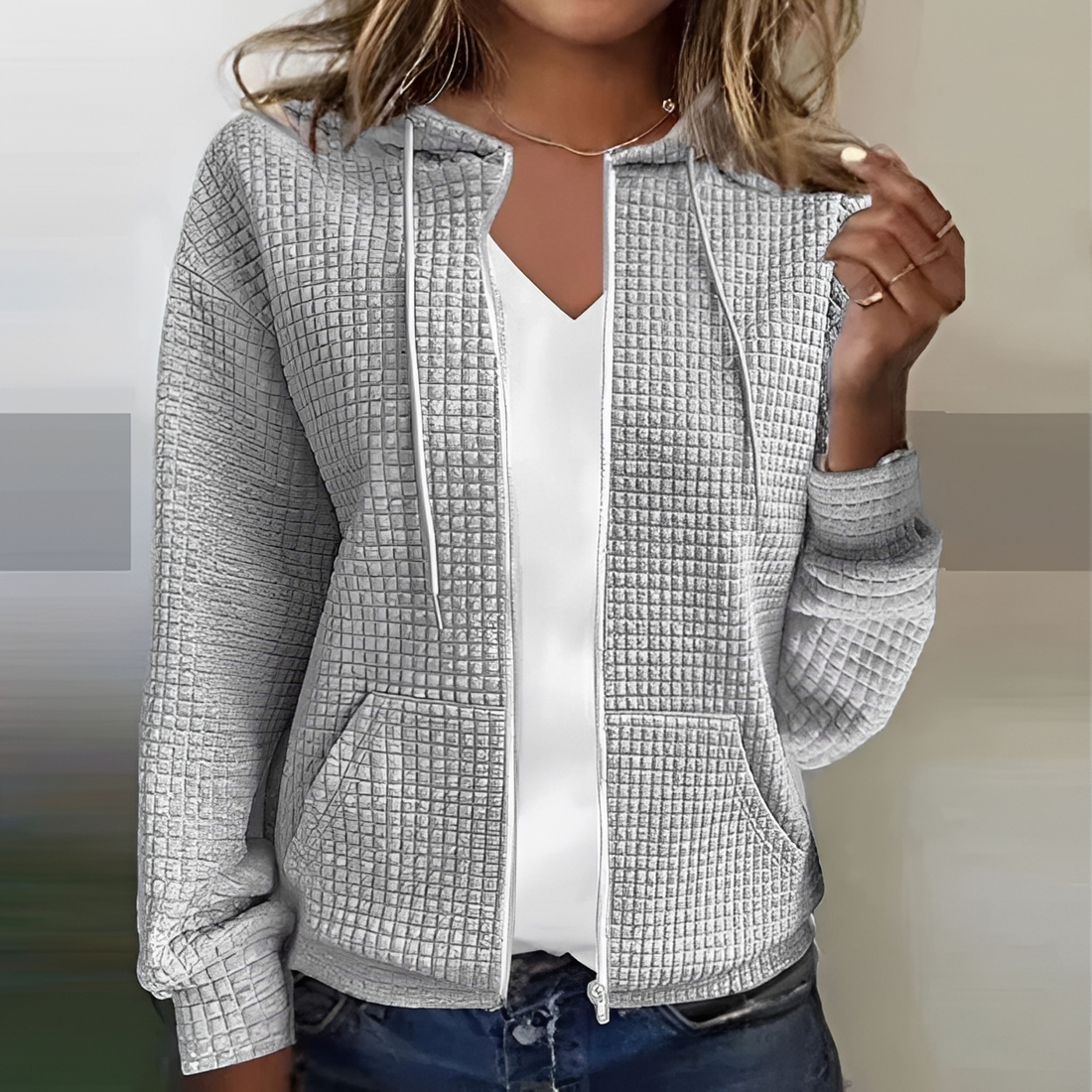 Kristel - Trendy jacket with zipper