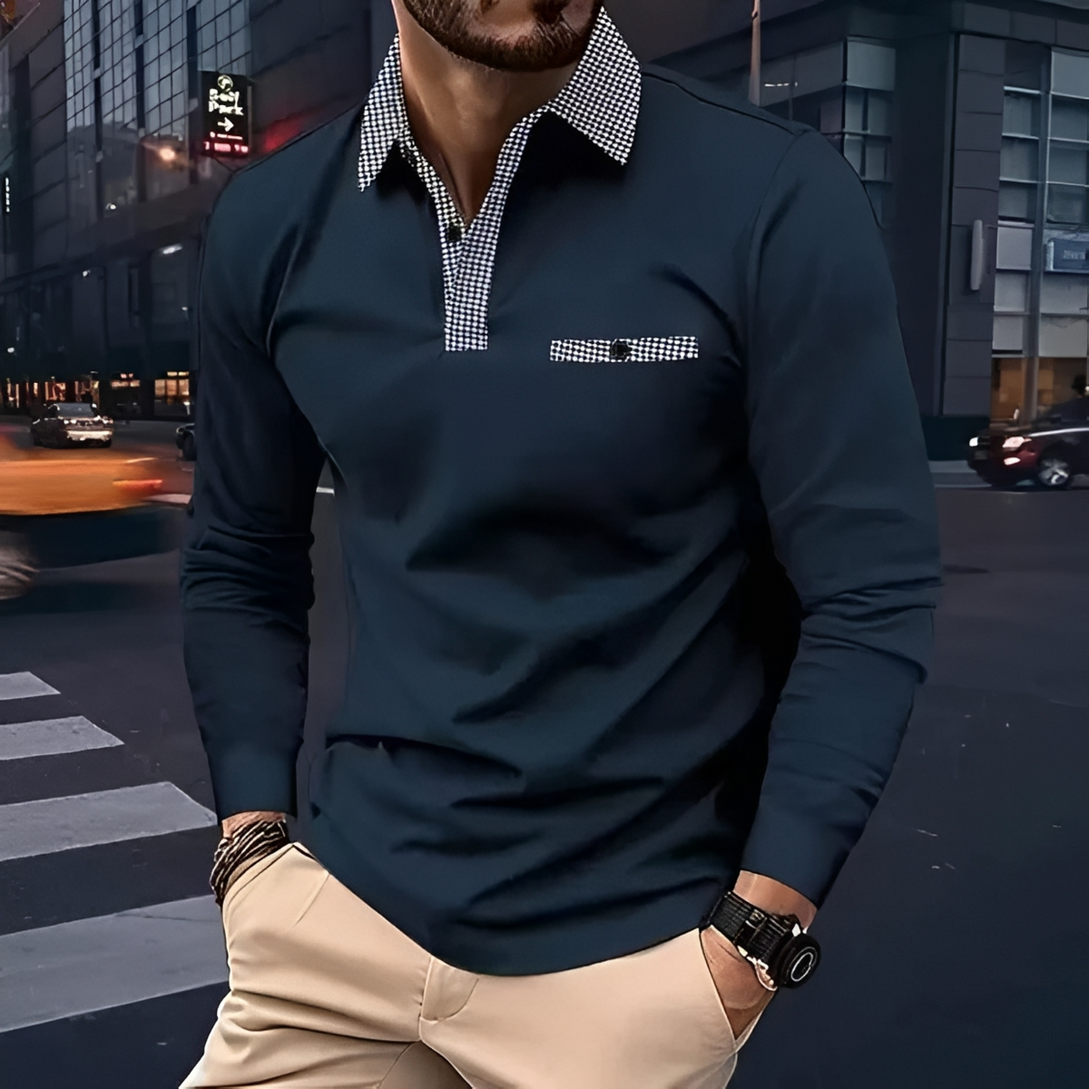 Dansel - Sturdy long-sleeve shirt