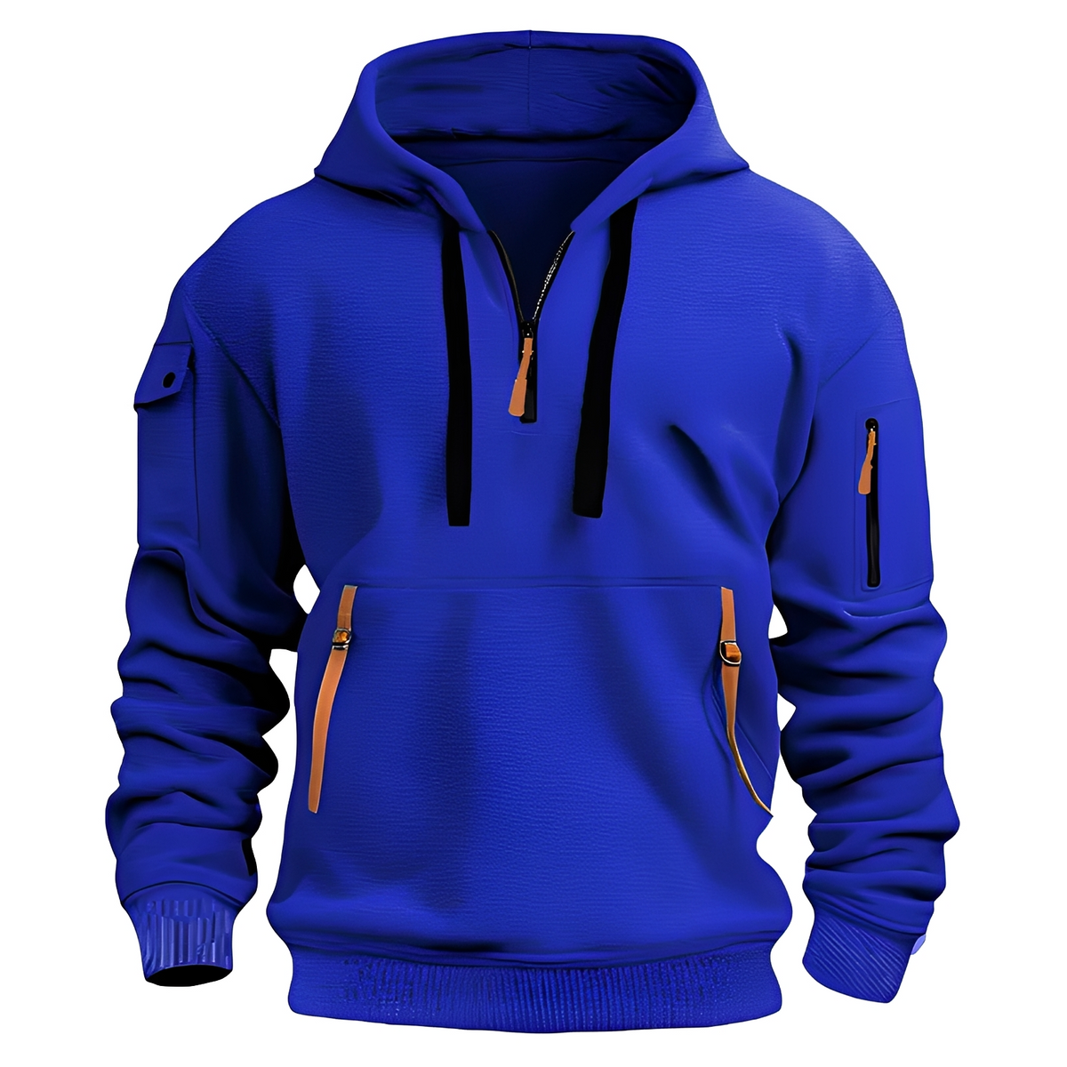 Norton - Durable half-zip hoodie