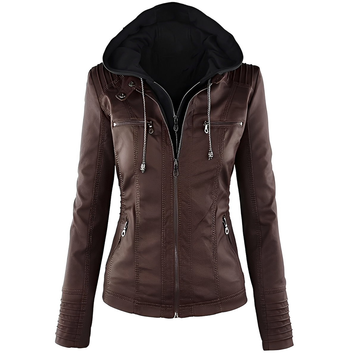 Janine - Elegant and cozy hooded jacket