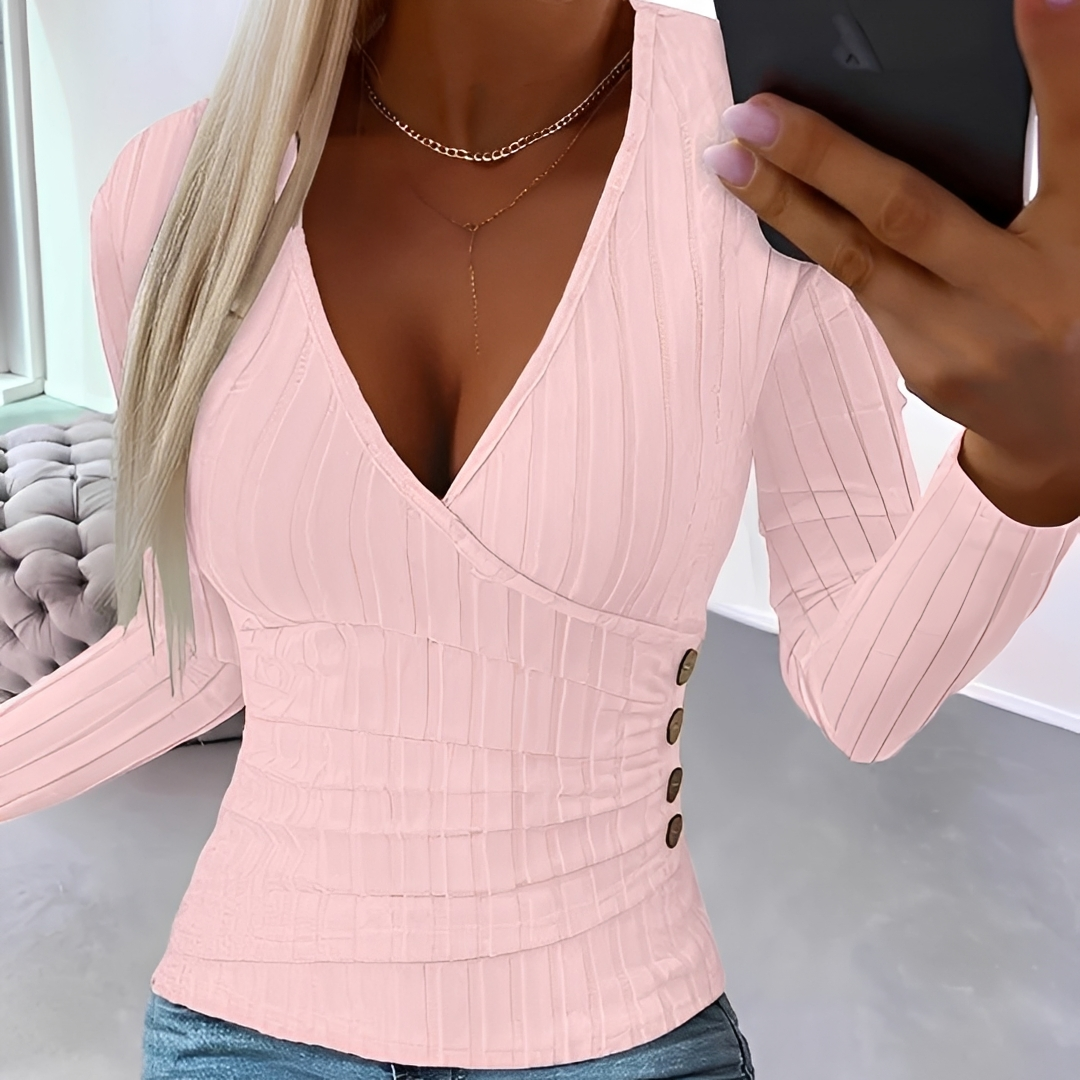 Annie - Stylish and comfy V-neck sweater