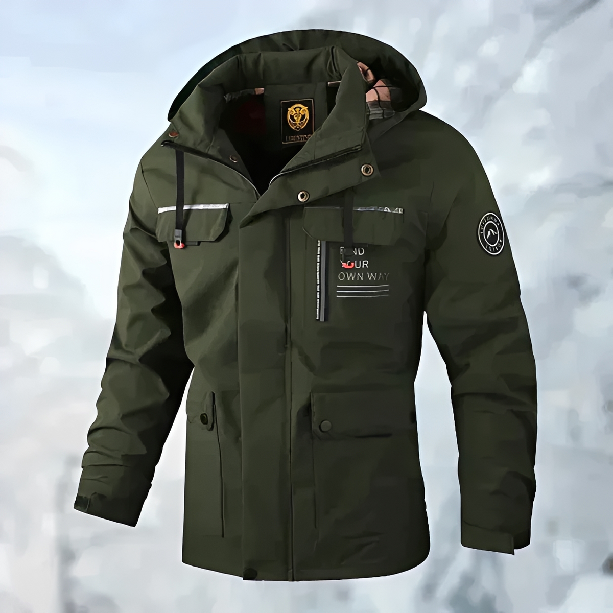 Luke - Warm and cozy hooded coat