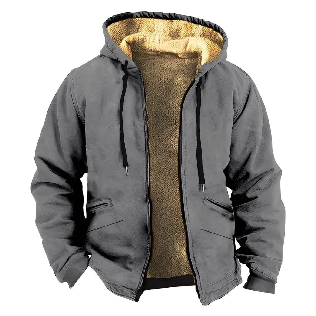 Mervin - Hooded jacket, comfortable and elegant