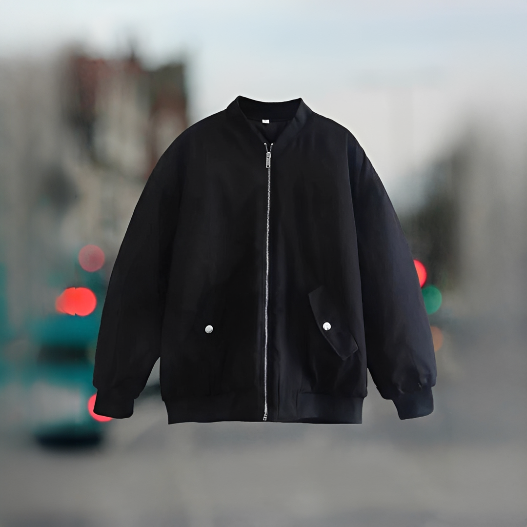 Fellaine - Cozy oversized bomber jacket
