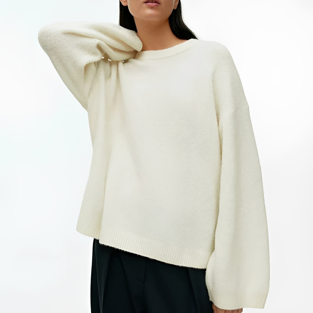 Clariza - Cozy and warm crew neck sweater