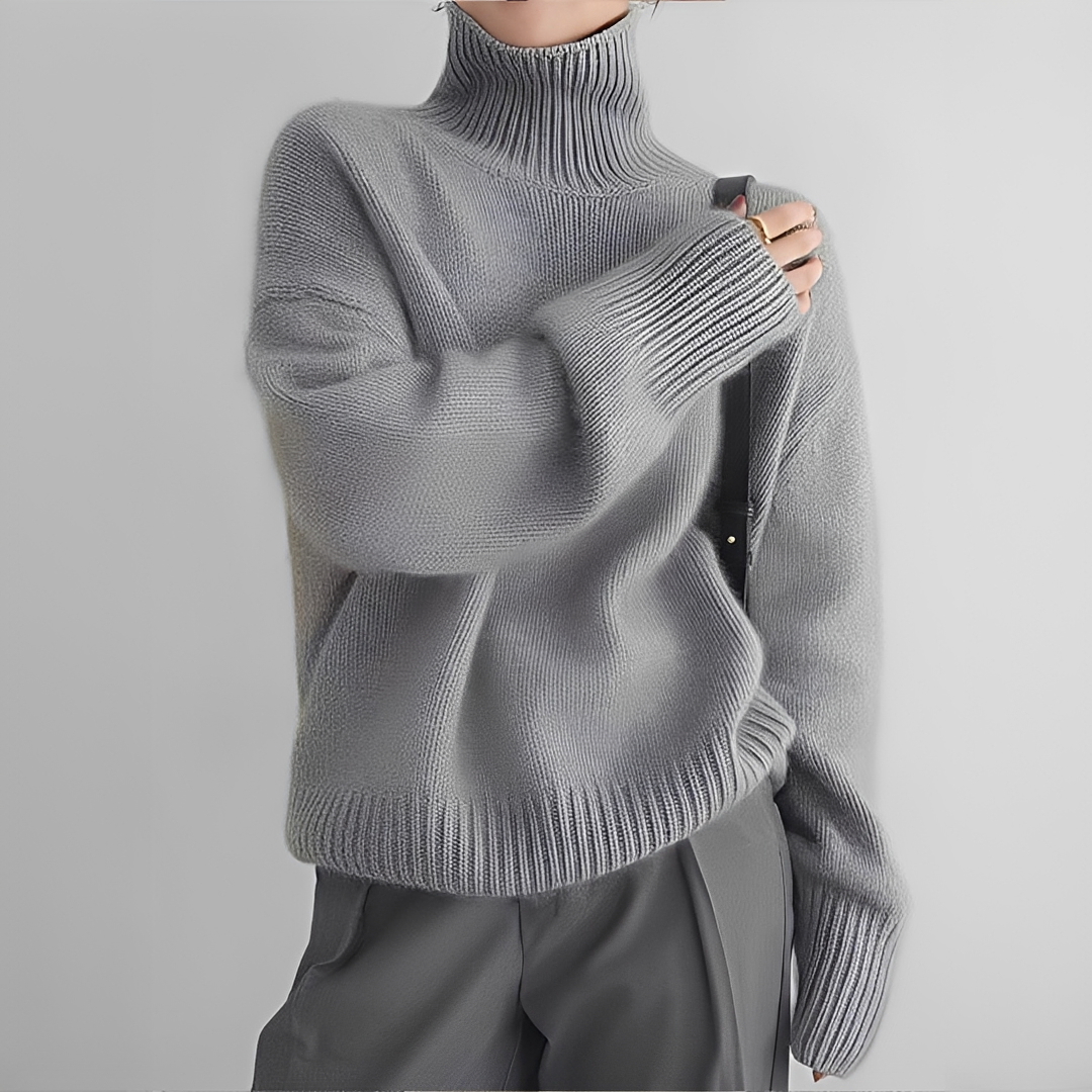 Adiene - Elegant and cuddly turtleneck sweater