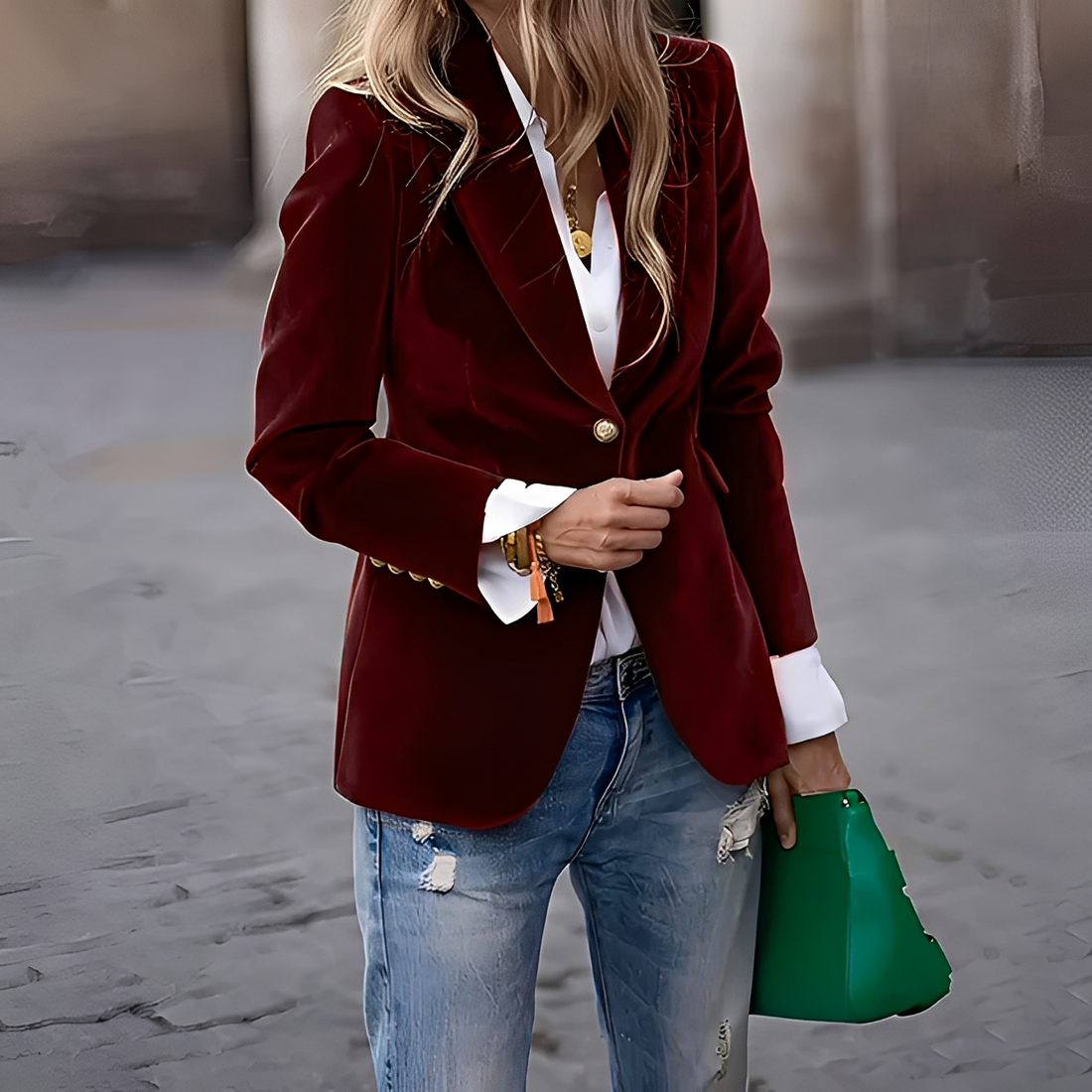 Alesia - Elegant and warm blazer