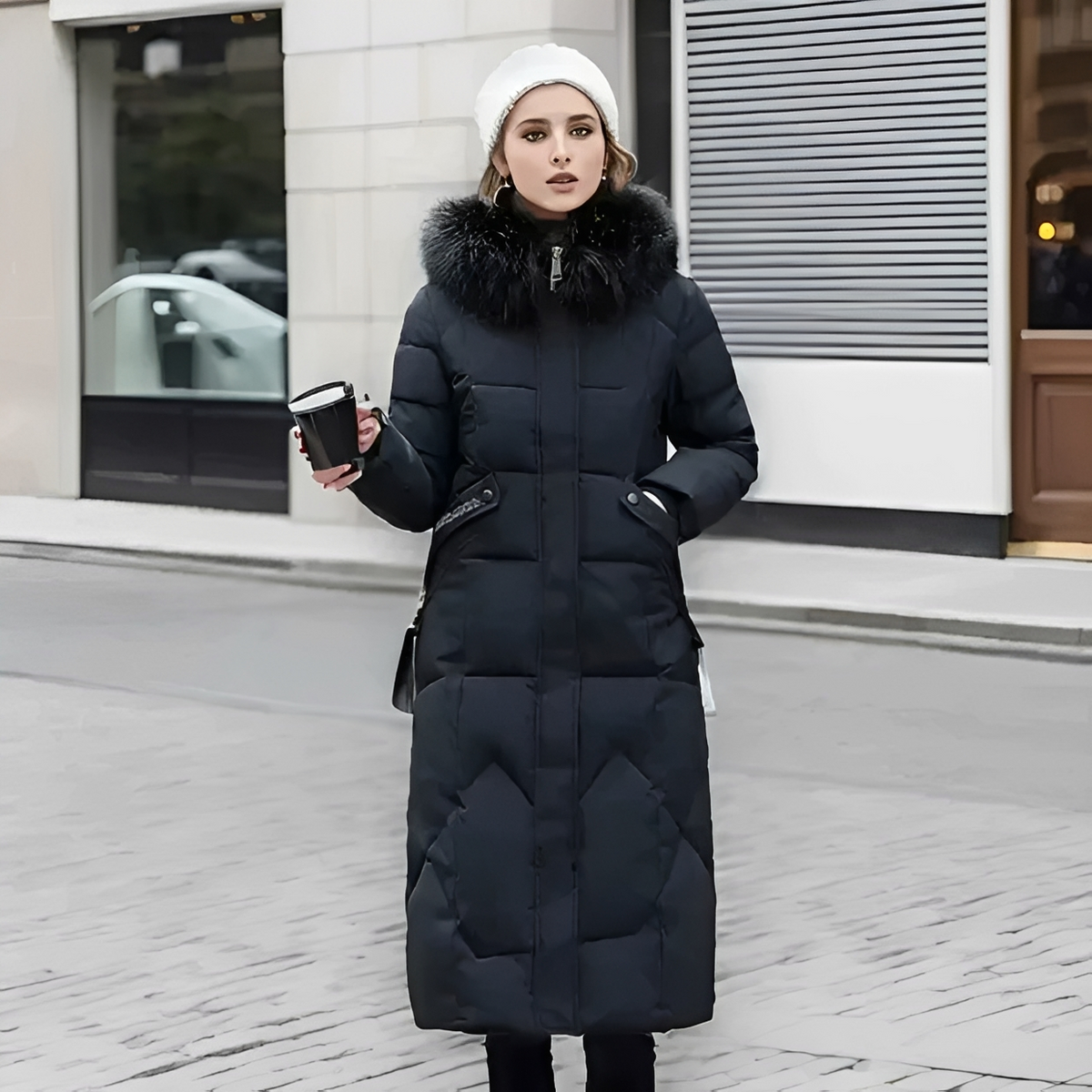 Fara - Stylish and cuddly coat