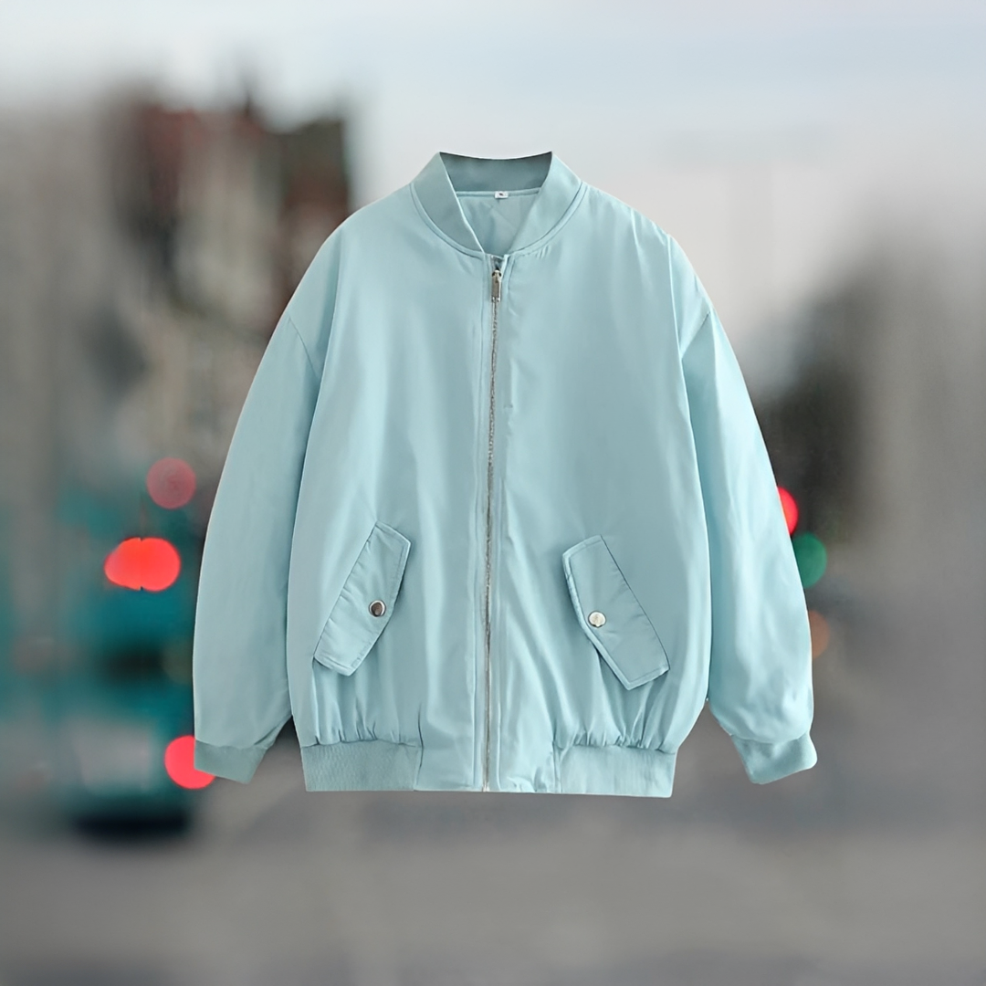 Fellaine - Cozy oversized bomber jacket