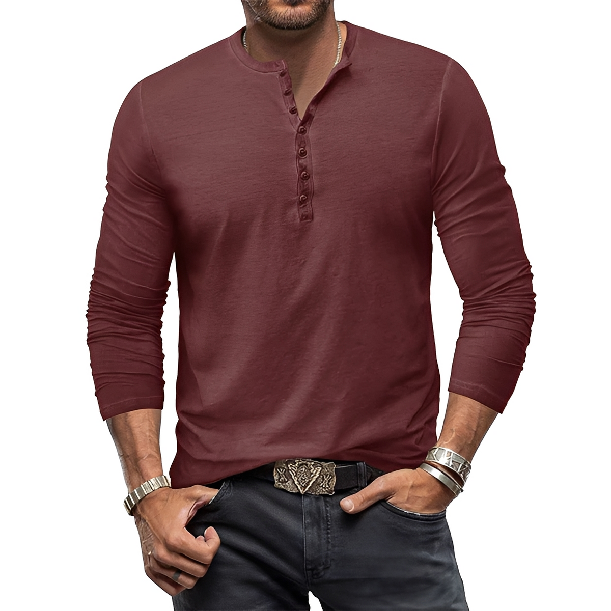Clifford - Classic shirt with button placket