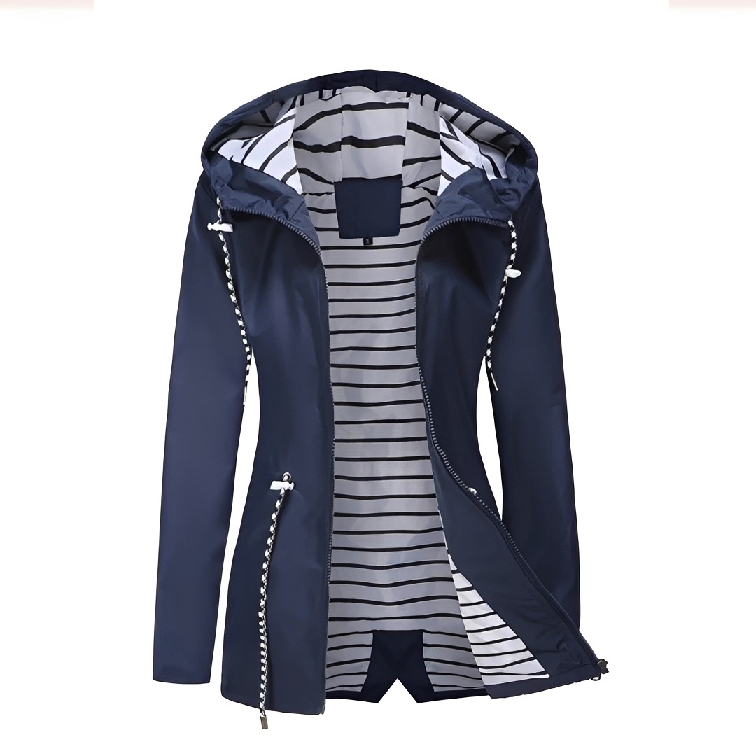 Natalia - Elegant and comfortable hooded coat