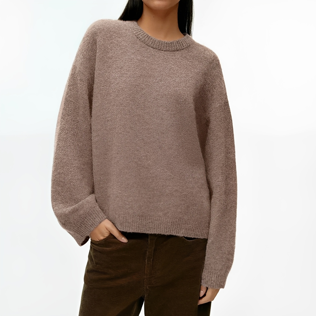 Clariza - Cozy and warm crew neck sweater