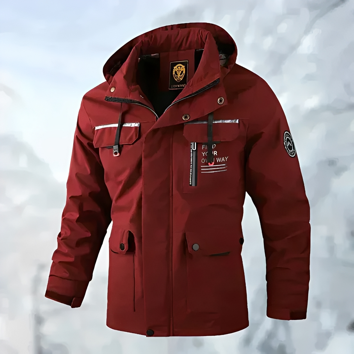 Luke - Warm and cozy hooded coat