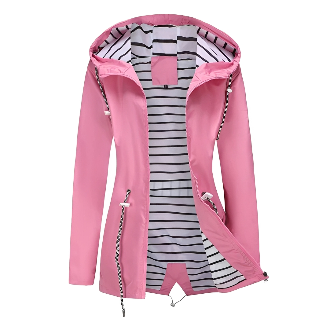 Natalia - Elegant and comfortable hooded coat