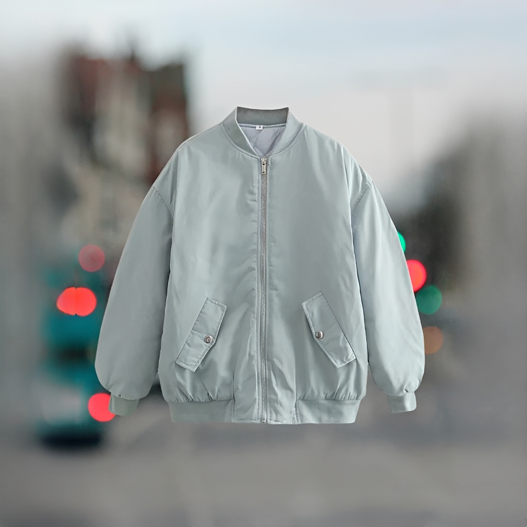 Fellaine - Cozy oversized bomber jacket