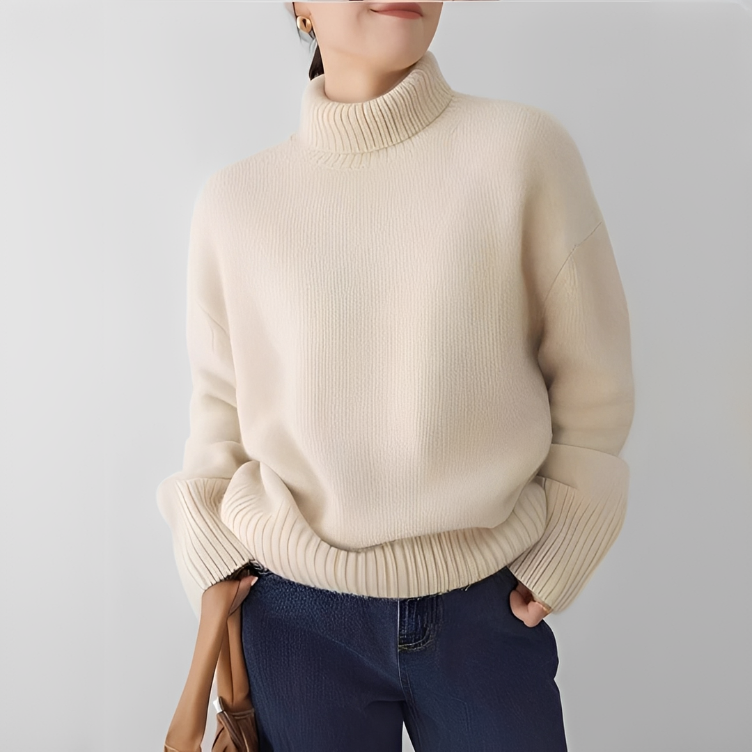 Adiene - Elegant and cuddly turtleneck sweater