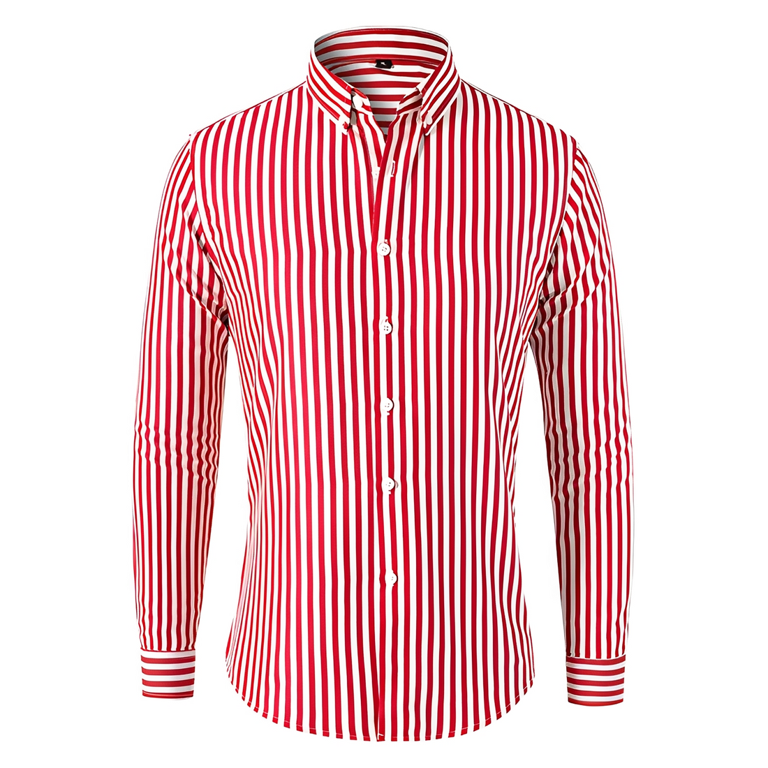 Dennis - Long-sleeve shirt with stripes and easy fit
