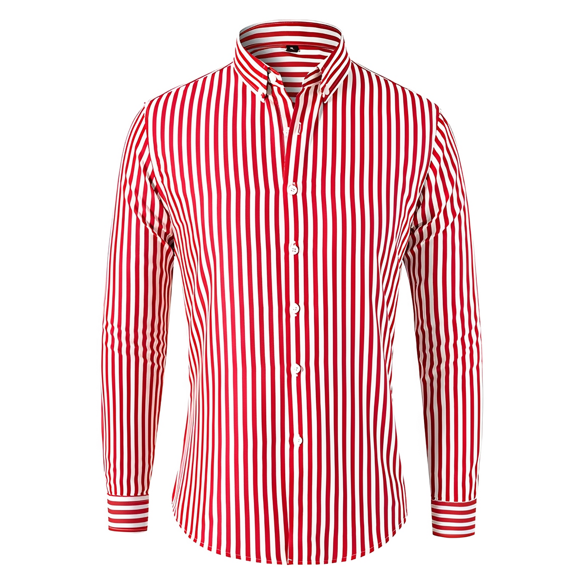Dennis - Long-sleeve shirt with stripes and easy fit