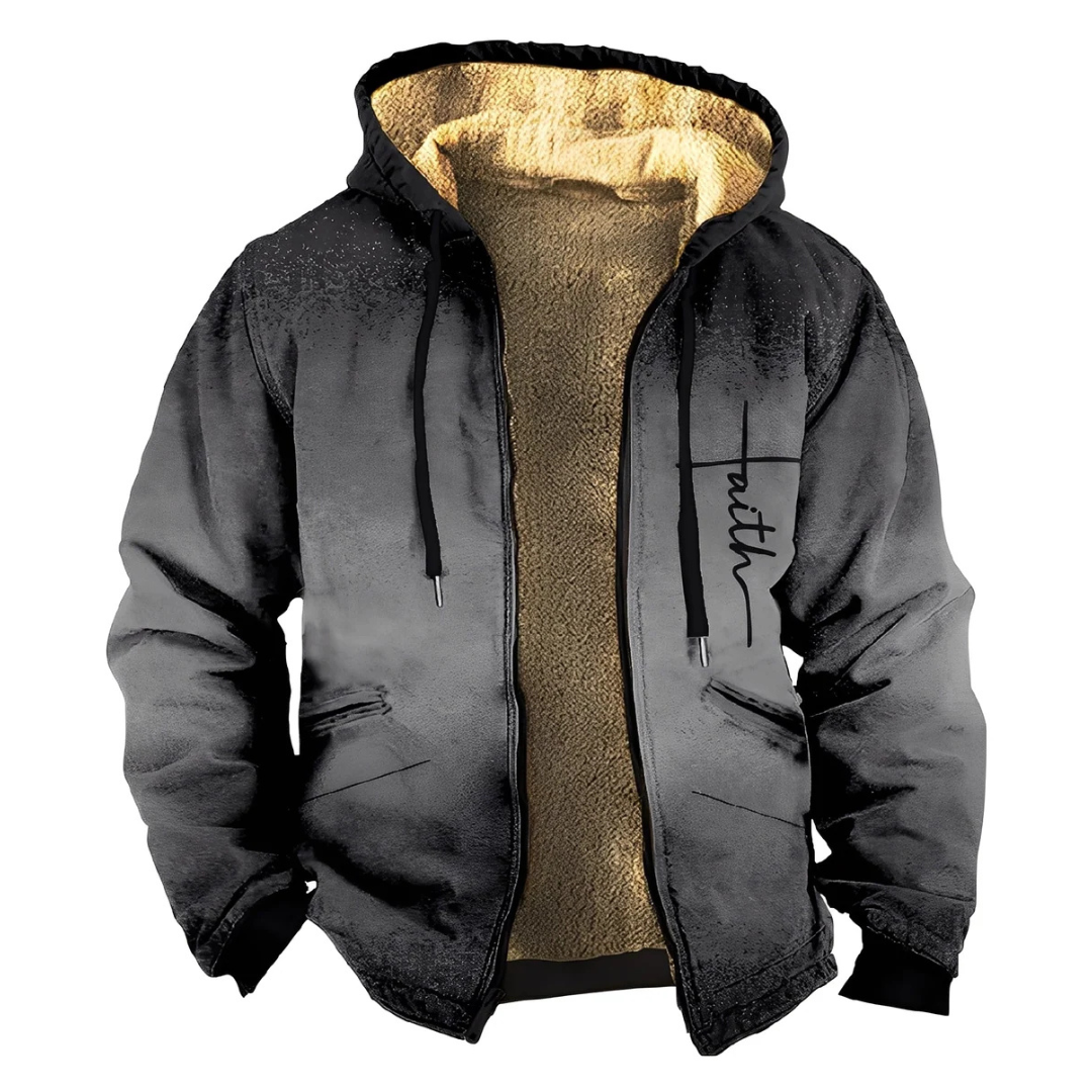 Mervin - Hooded jacket, comfortable and elegant