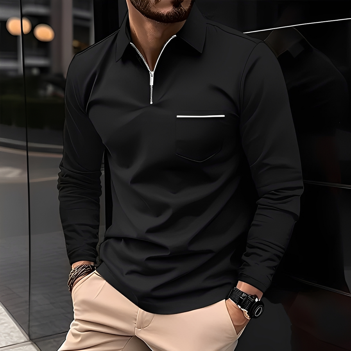 Randelle - Long-sleeve casual shirt
