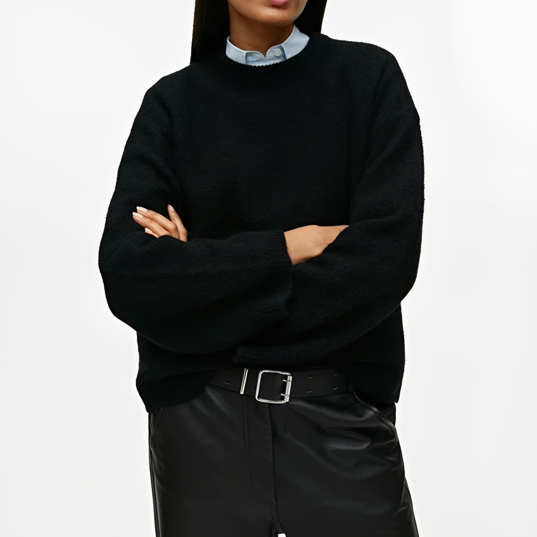 Clariza - Cozy and warm crew neck sweater